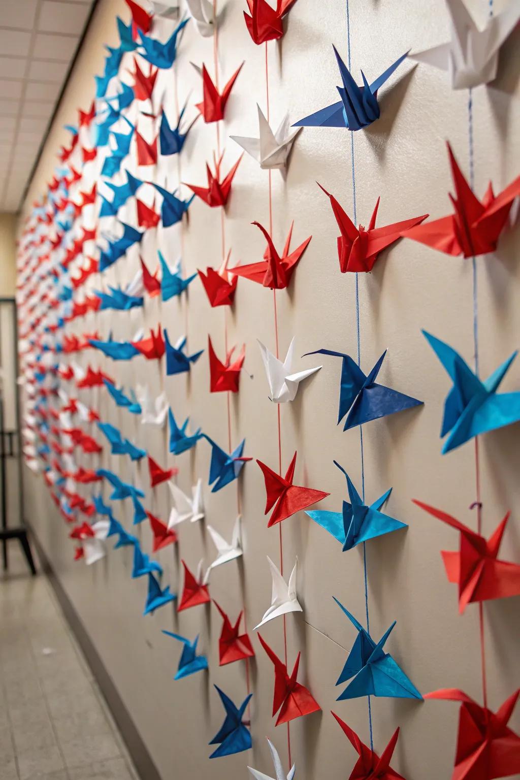 A feature of cranes poised to be rearranged.
