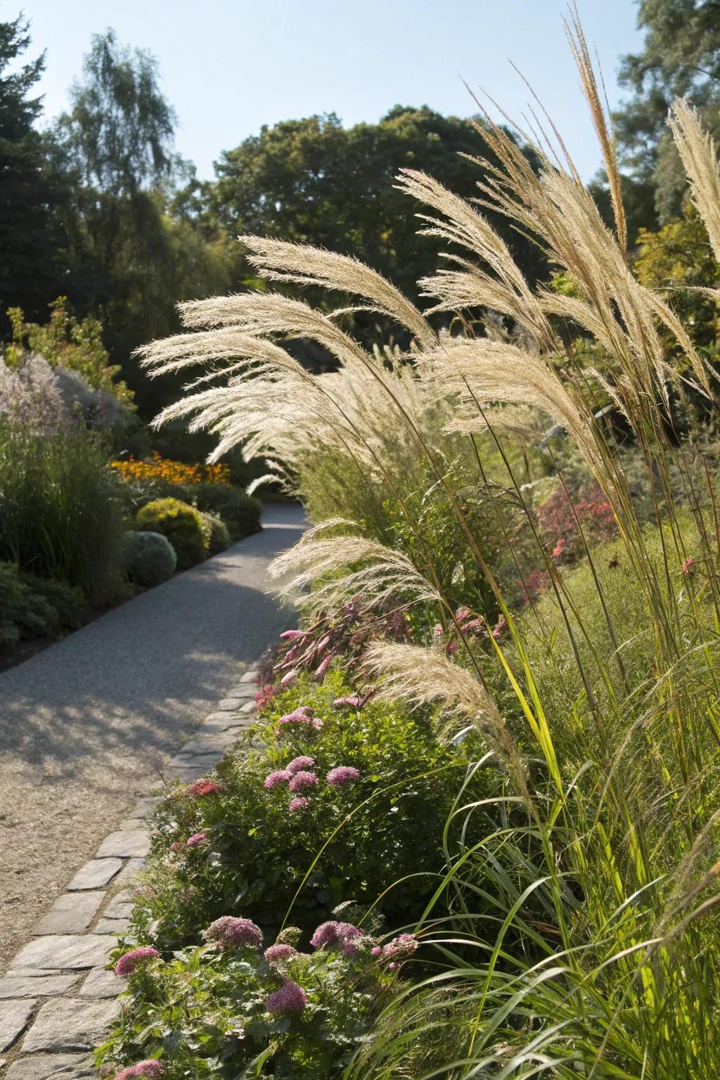 Tall turfs design spectacular centerpieces in the landscape.