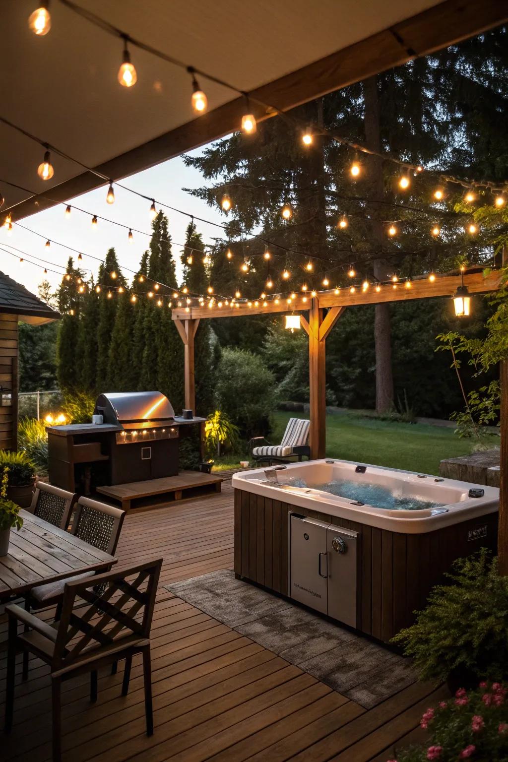 Ambient illumination gives a hint of magic to your evenings.