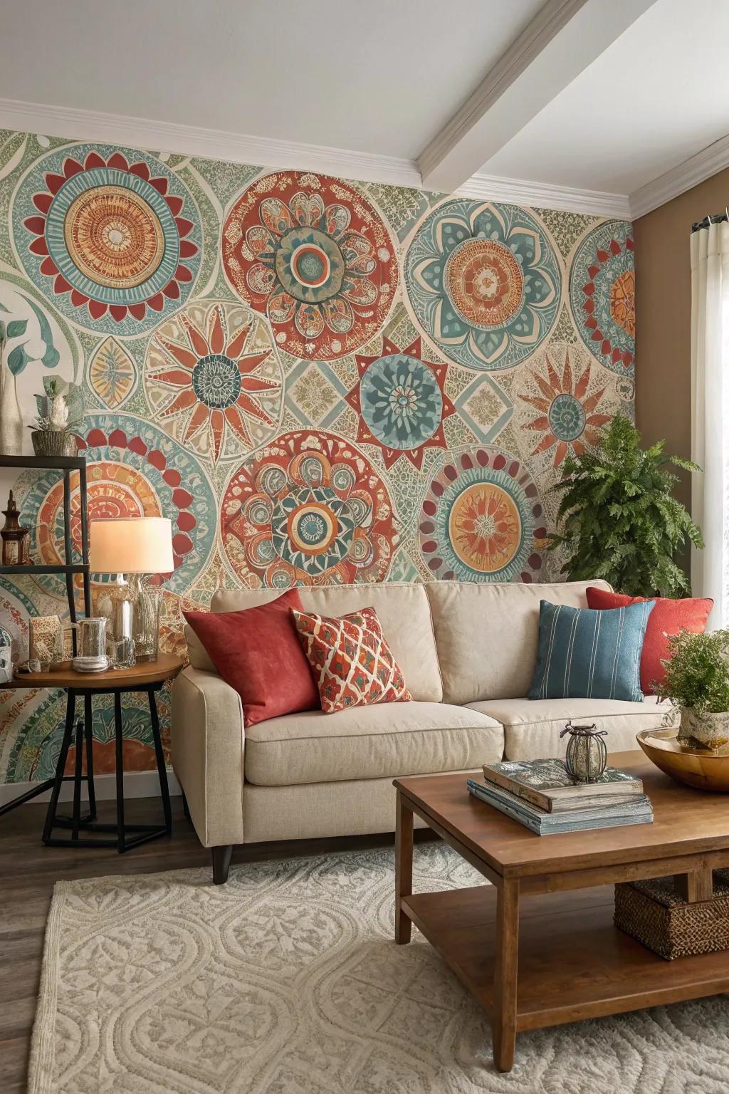 Announce yourself with daring and exquisite wallpaper designs.