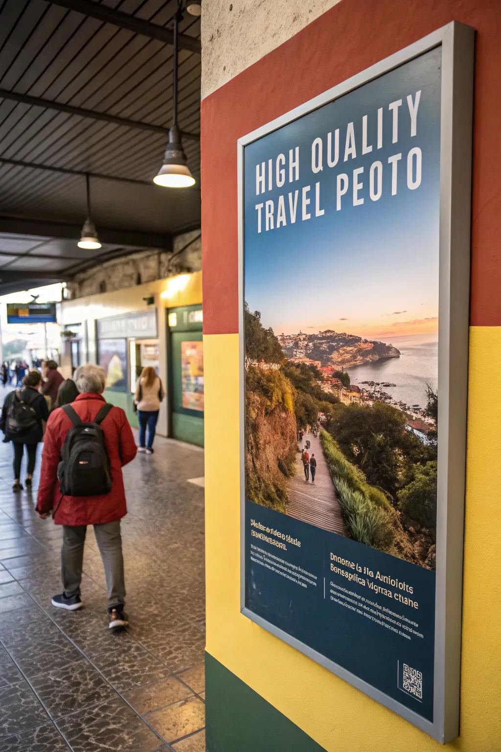 Personalize your space with photographic poster artwork.