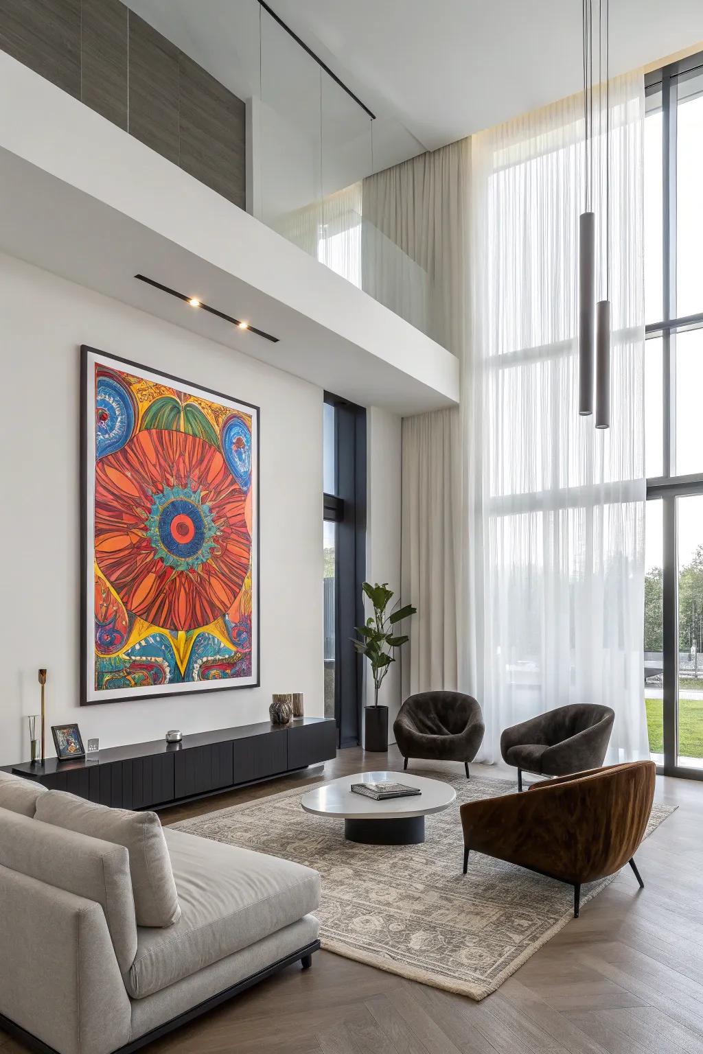 Conceptual artwork that provokes thought and conversation.