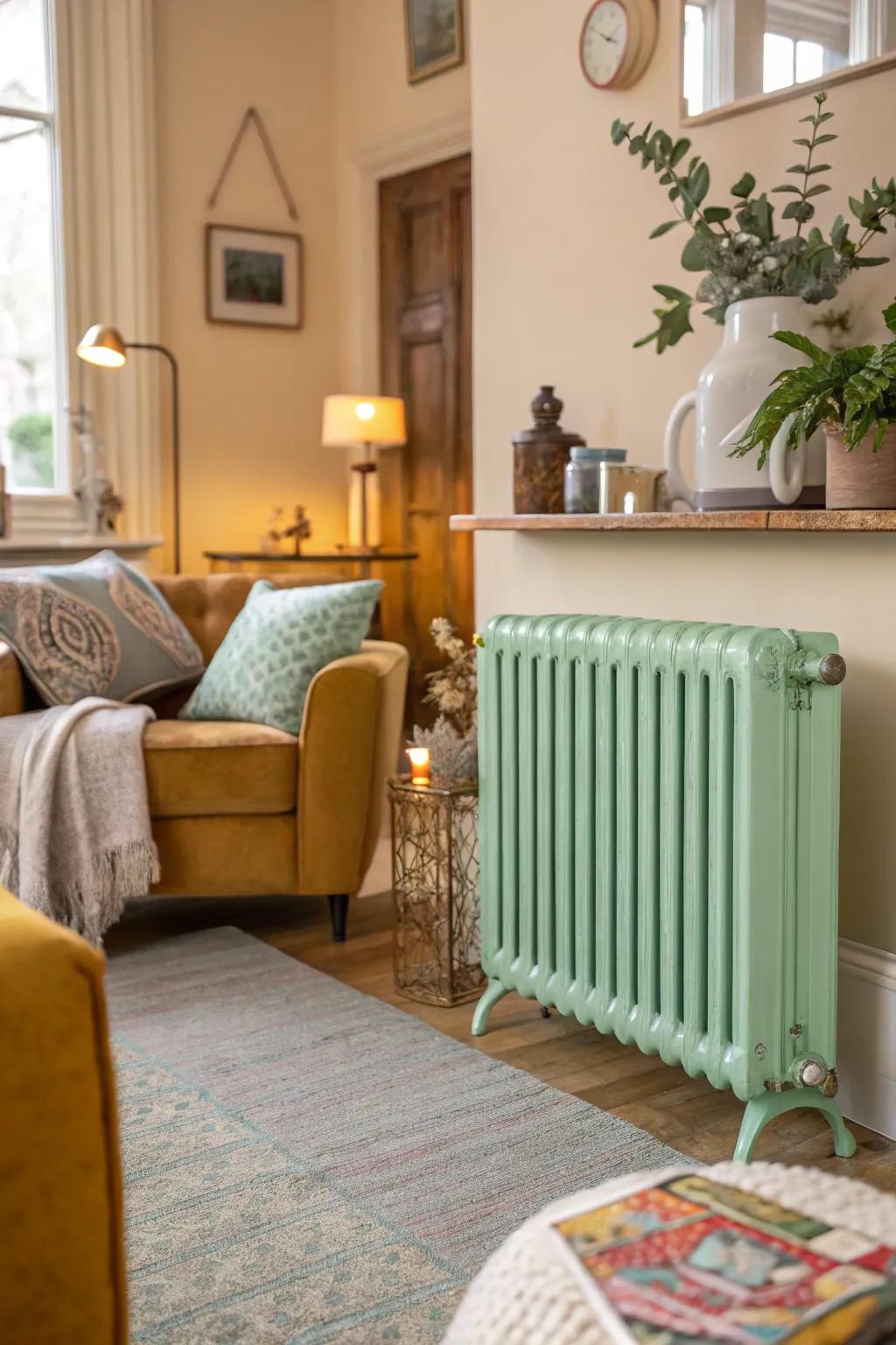 Verdant sprout radiators offer a revitalizing spin.