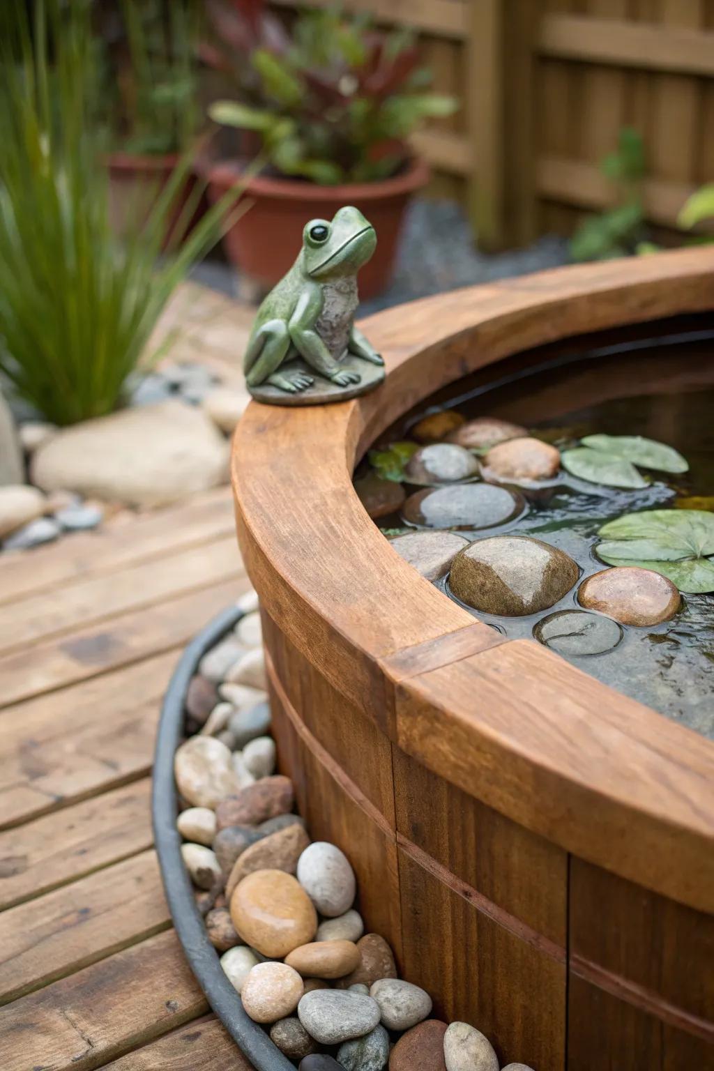 Infuse charm into your pond with enjoyable and captivating accents.