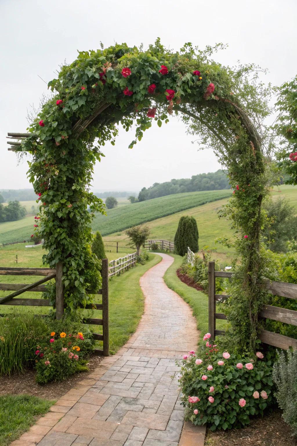 A botanical passage towards paradise.