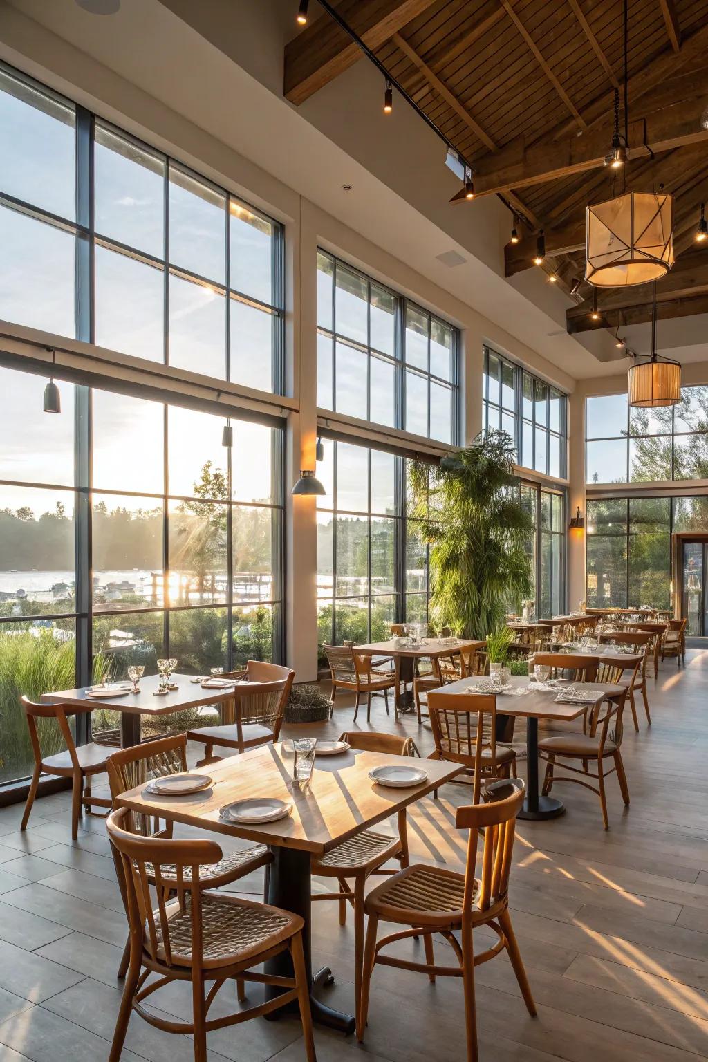 Open layouts that maximize natural light create a welcoming and comfortable atmosphere.