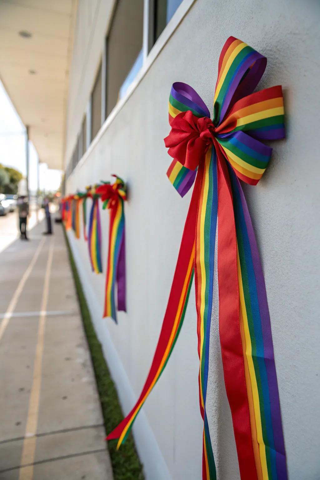 A bold statement made through a large ribbon bow.