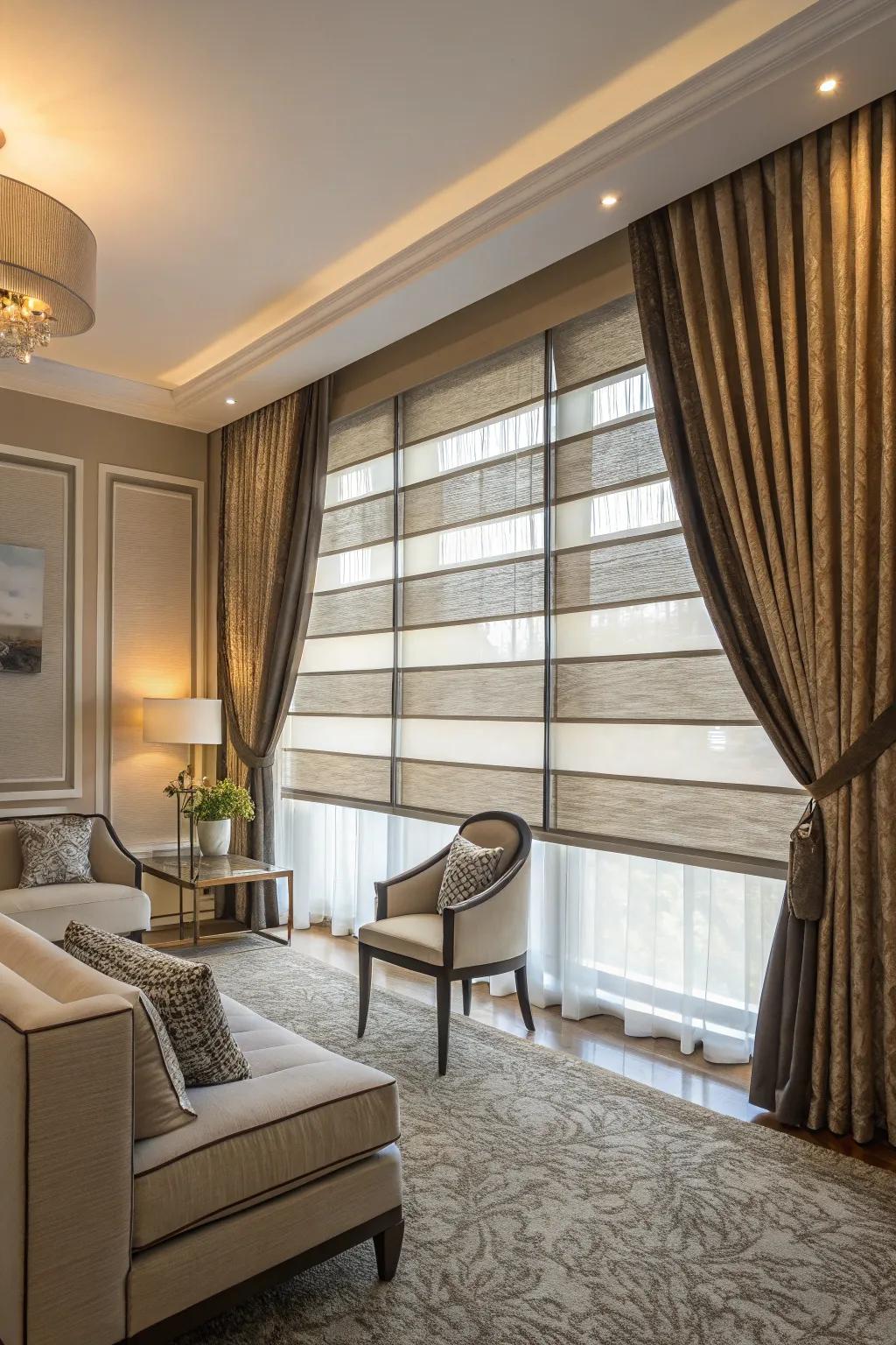 Layered dressings add texture and coziness to any space.