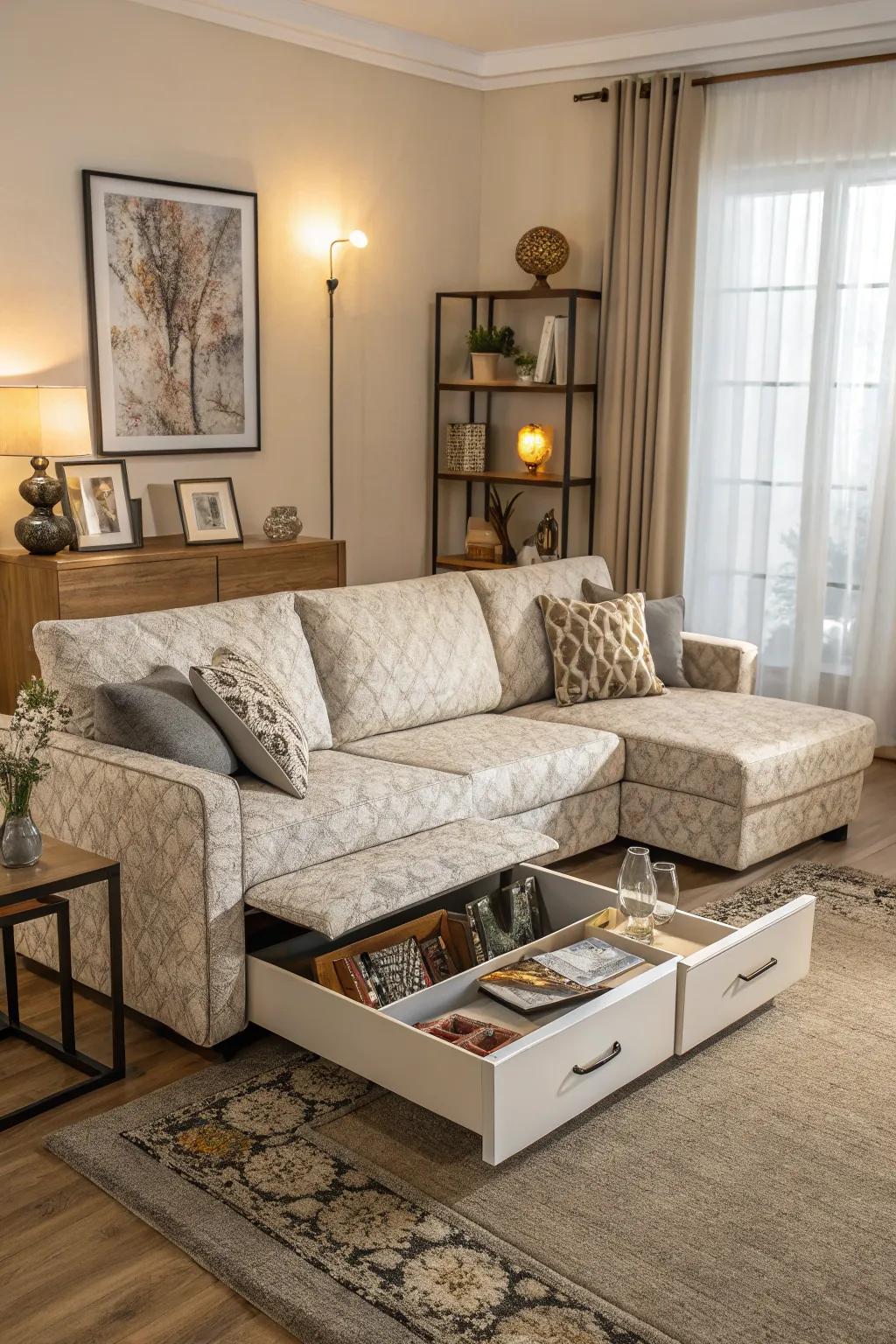 Functional furniture that enhances practicality and style.