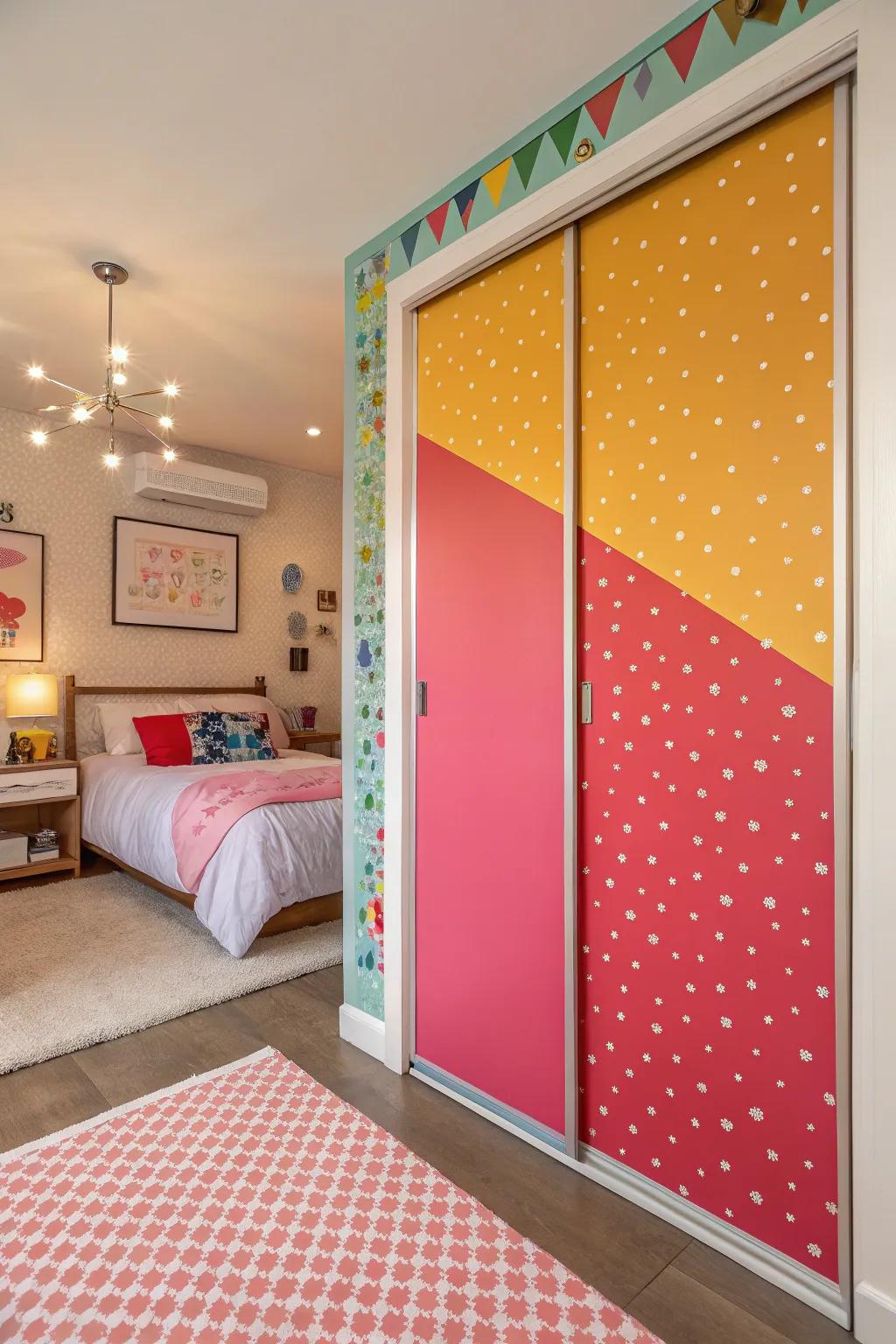 Striking colors for a lively and dynamic appearance.