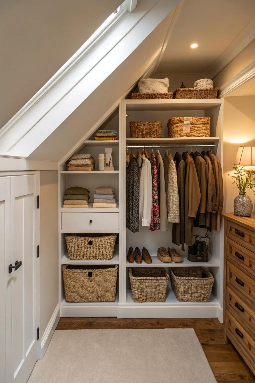 Store infrequently used items in lower areas to keep everyday essentials accessible.