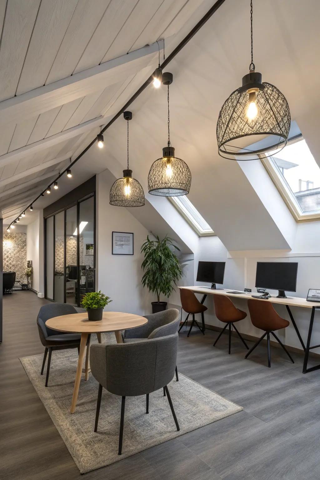 Improving office ambiance through thoughtful lighting designs