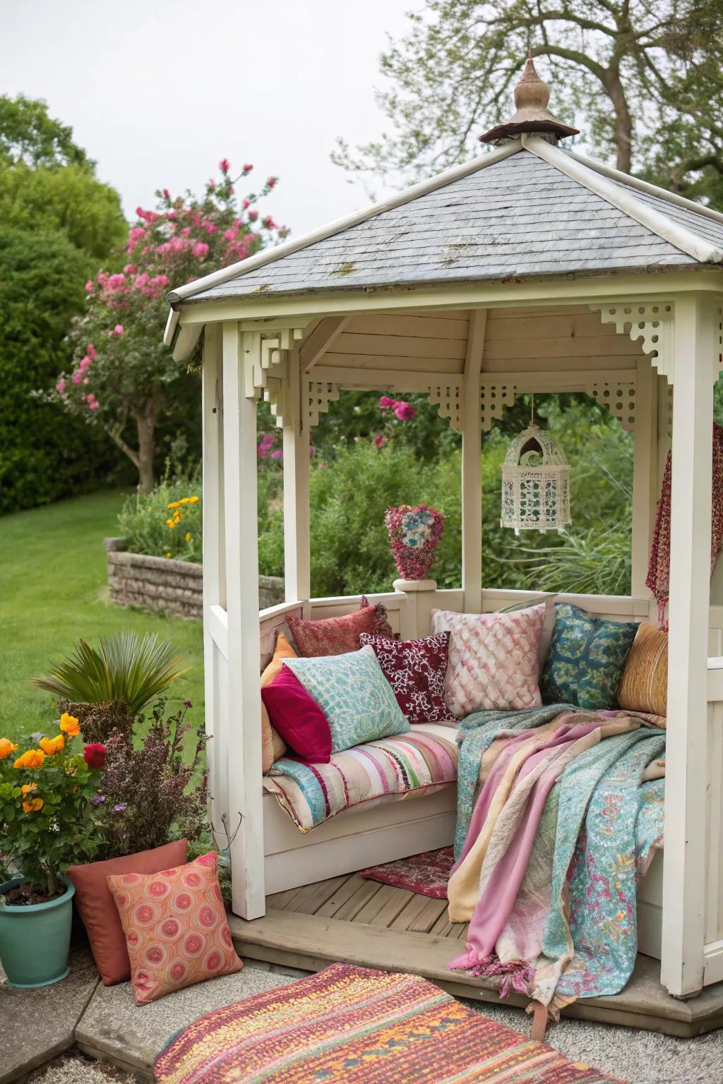 Infuse a dash of color with ornamental accents.