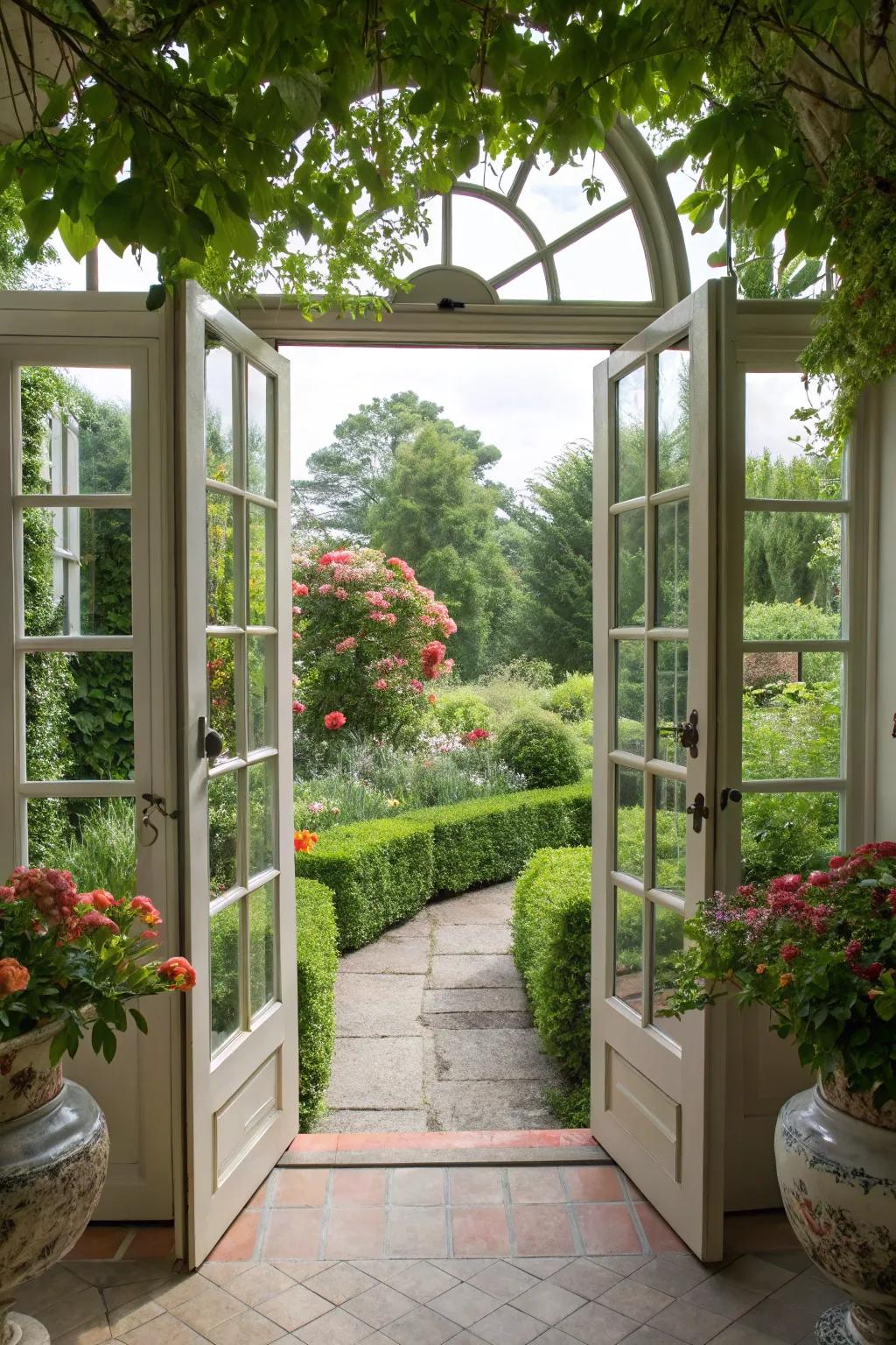 Seamlessly merge your conservatory with the outdoors.