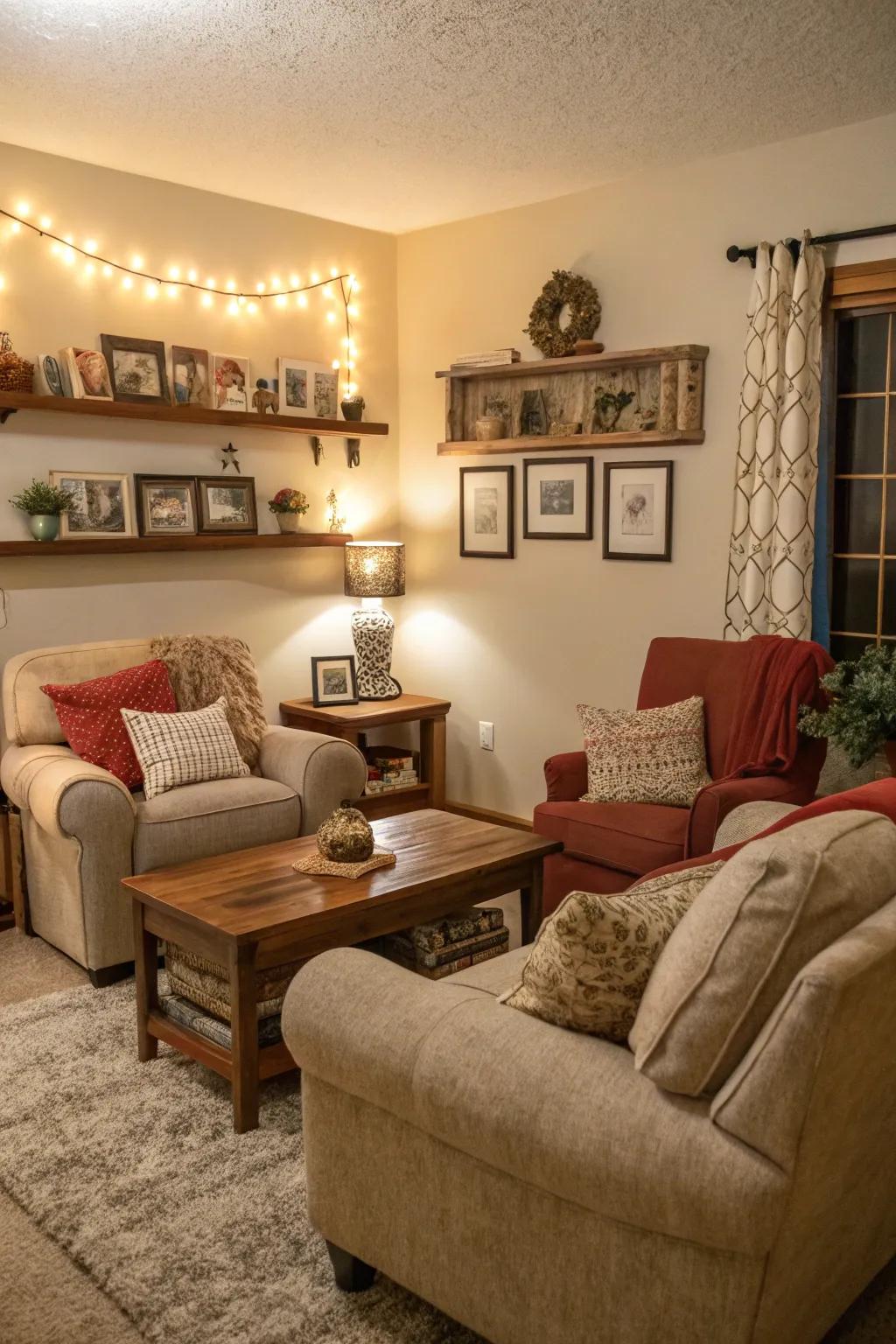 Small designs can turn any small room into a welcoming retreat.