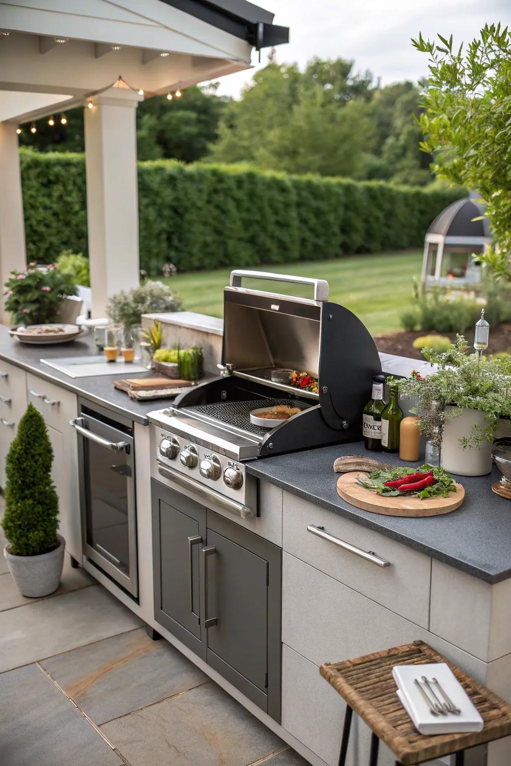 Versatile equipment provides options in cooking.