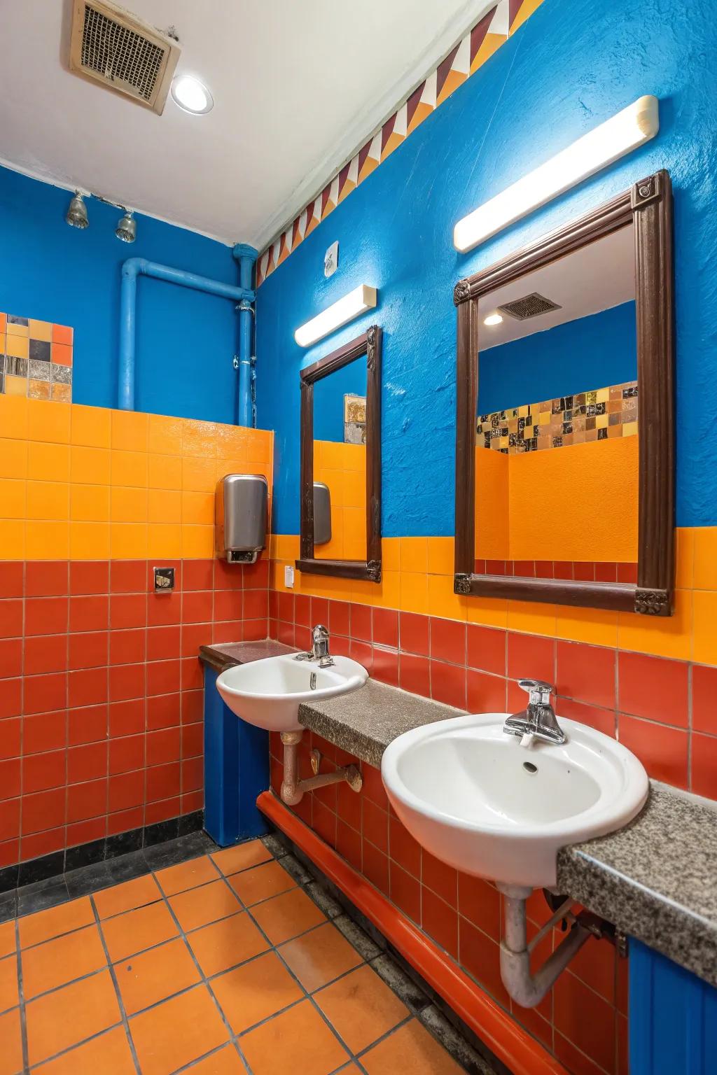 Bright colors breathe vibrancy into small rooms.