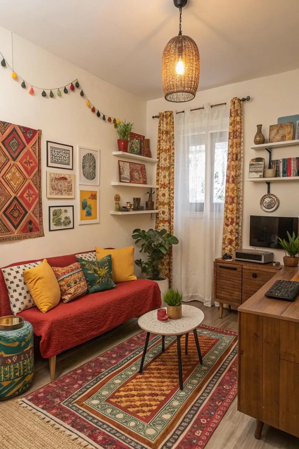 Add life to your decor with colors and patterns.