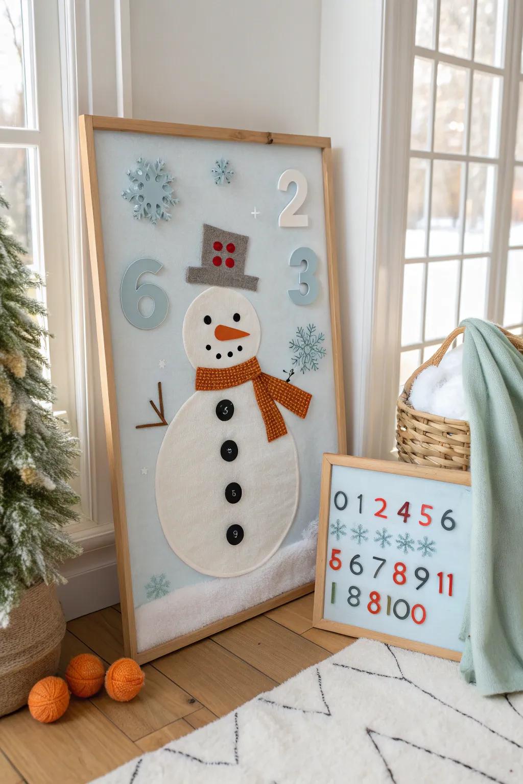 Combine enjoyment and knowledge through snowman math games that involve students!