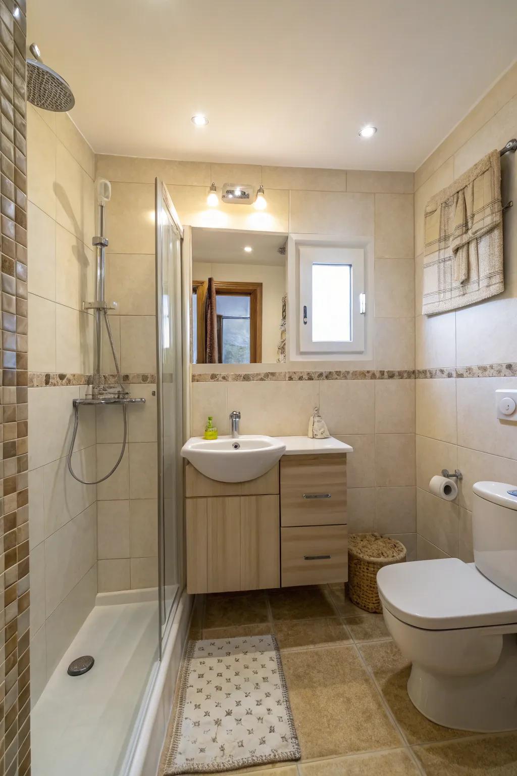 Strategic color zoning can significantly enhance visual expanse.