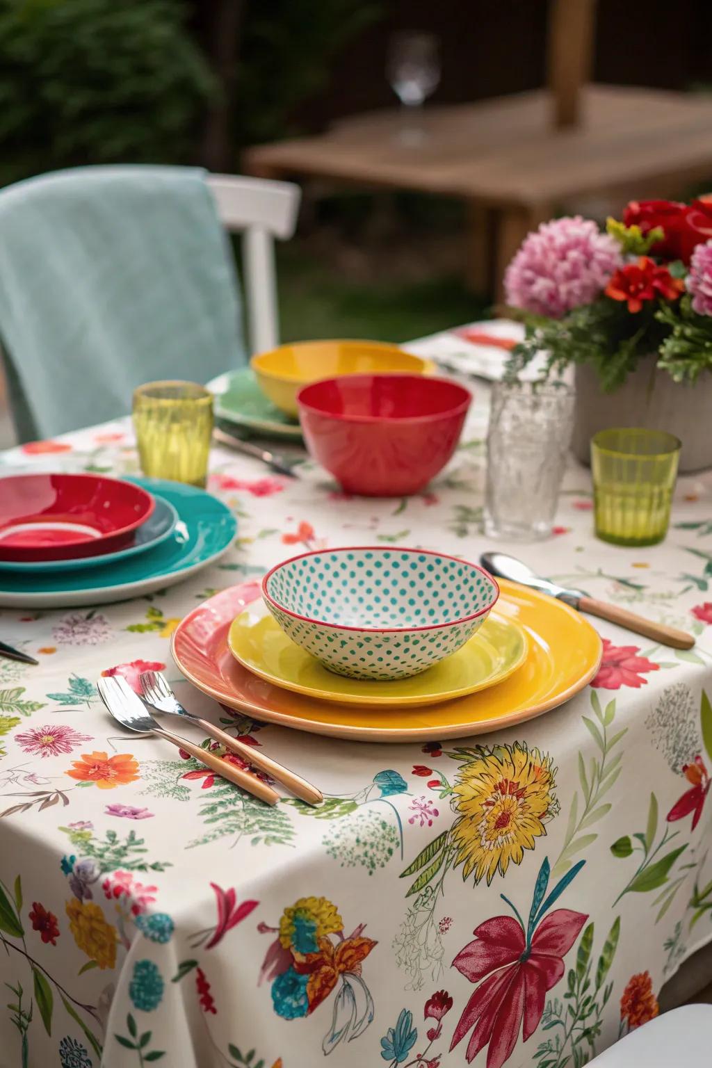 A springtime-inspired table design renders each meal uniquely memorable.