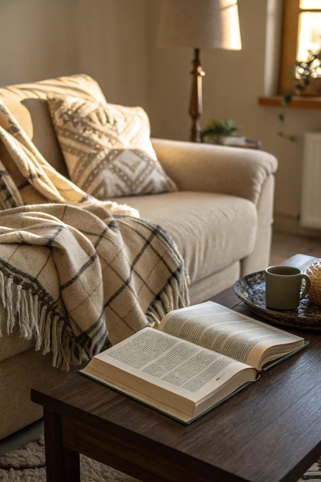 Understated accoutrements can imply a lifestyle of comfort and leisure.