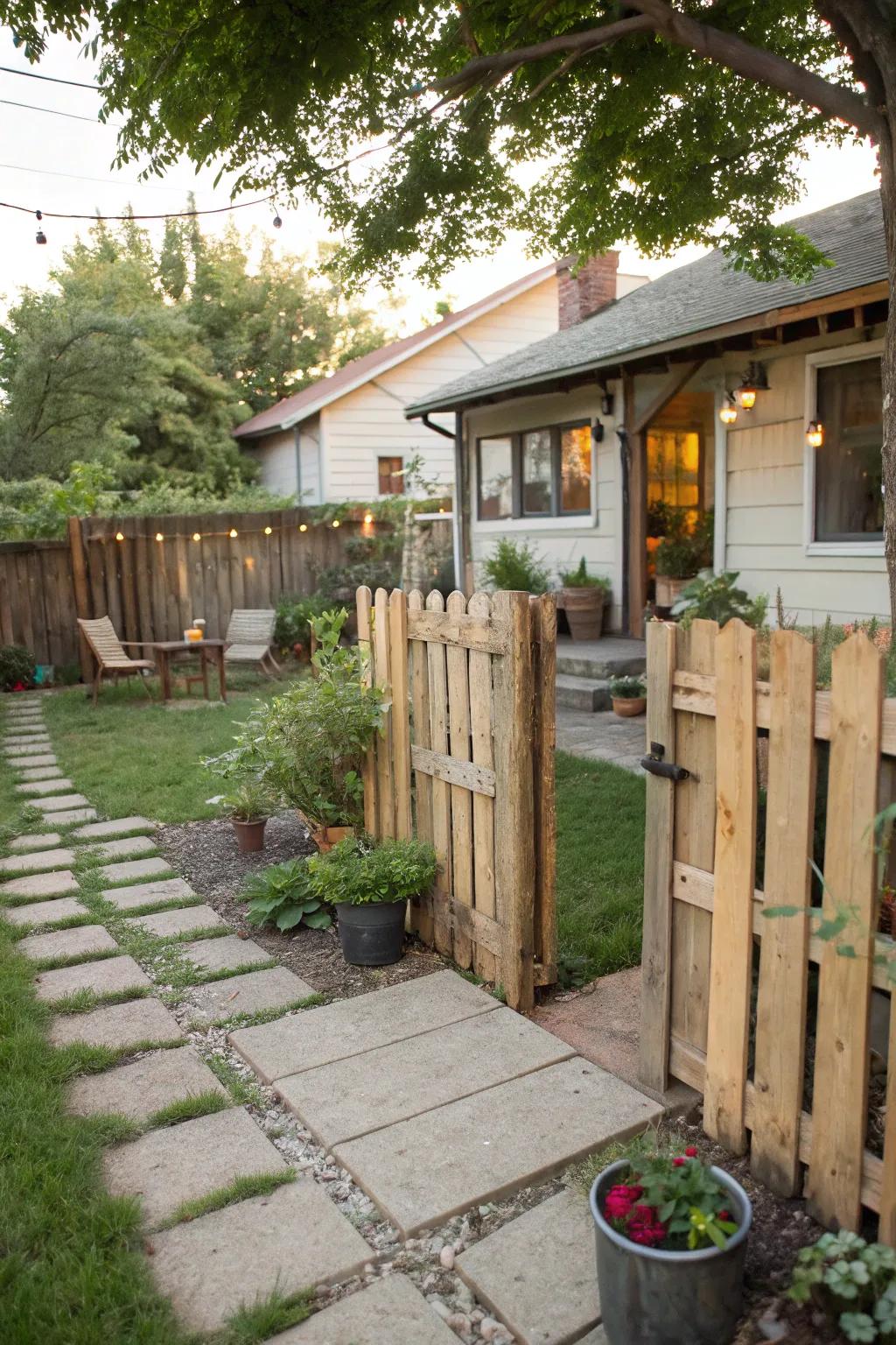 Cargo decking fencing delivers a creative and budget-friendly privacy solution.