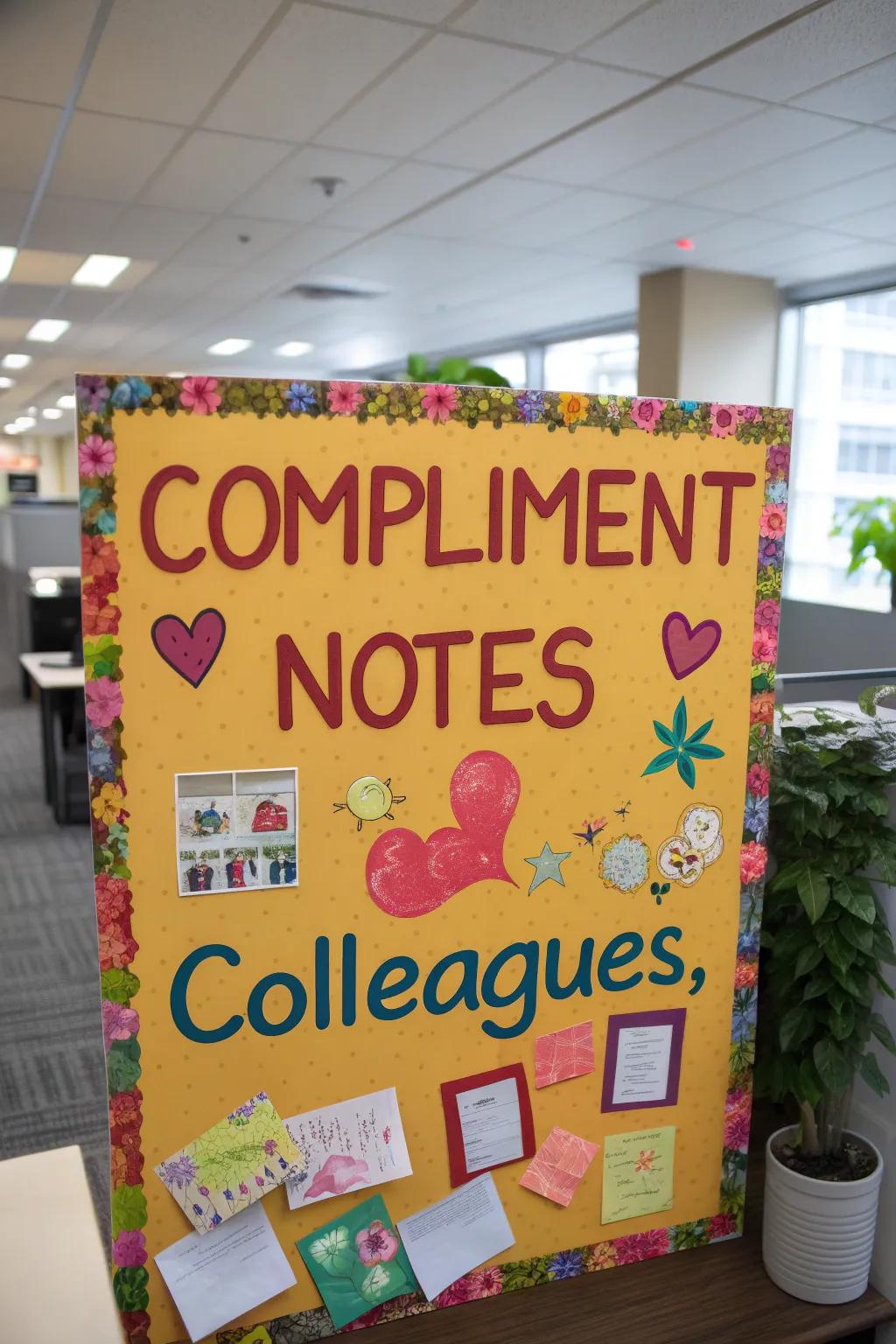 A collage that boosts morale and spreads positivity.