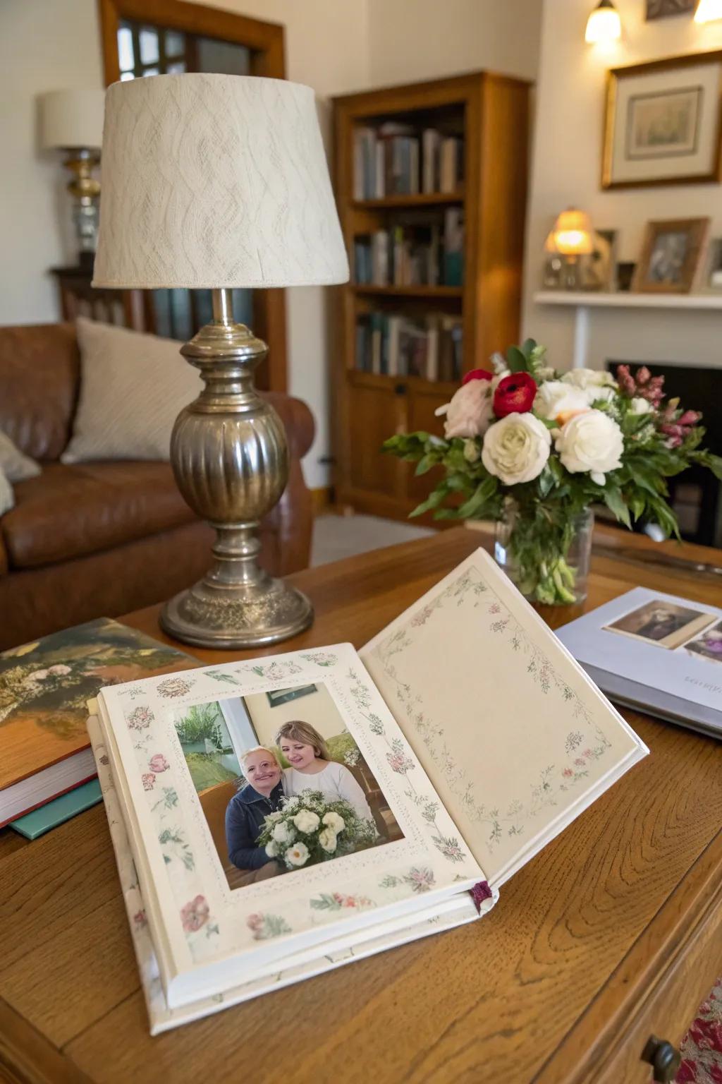 A customized picture collection capturing precious moments