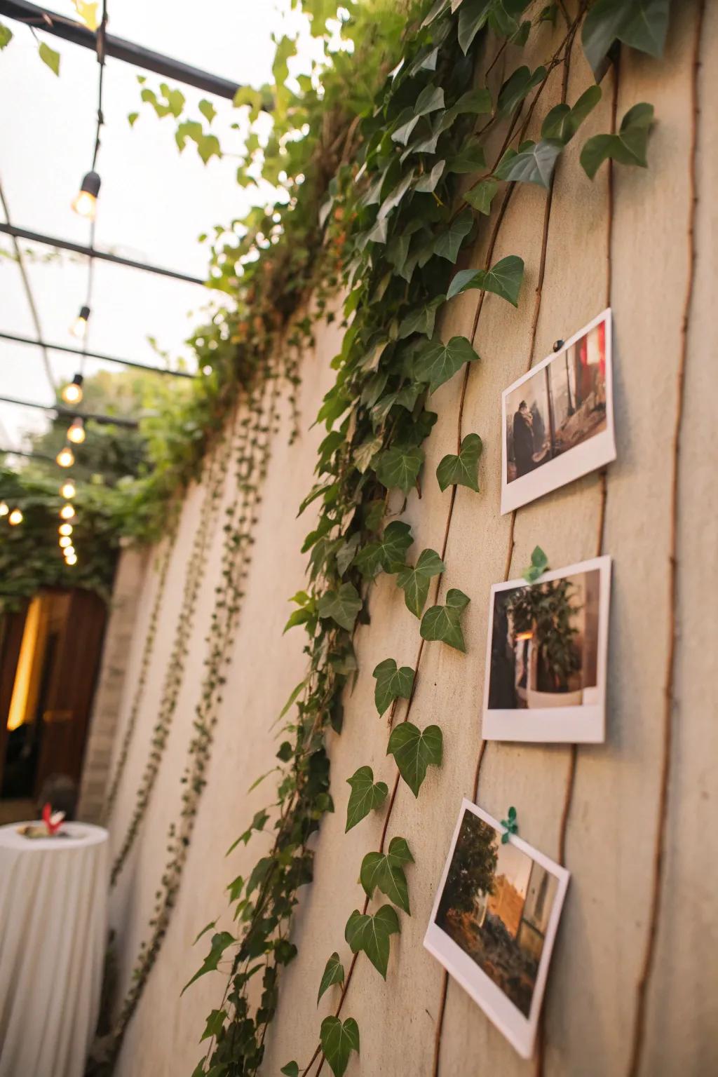 Infuse a personal touch with vines and instant photo memories.