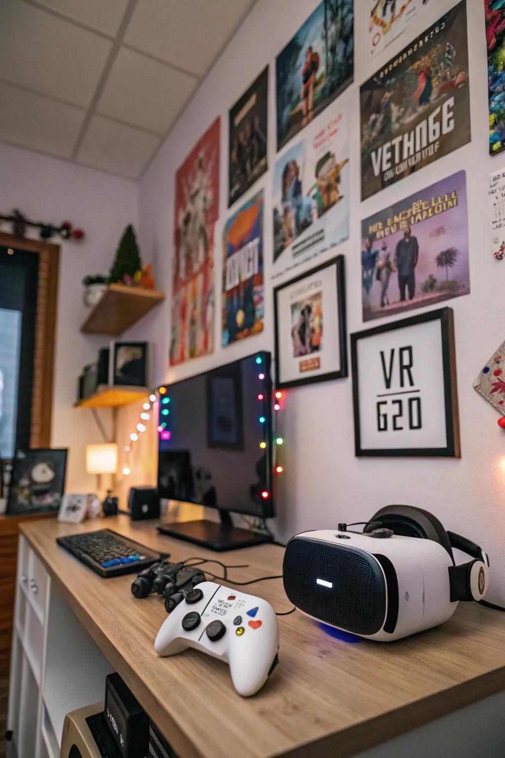 Fill your VR room with personality through unique decor.