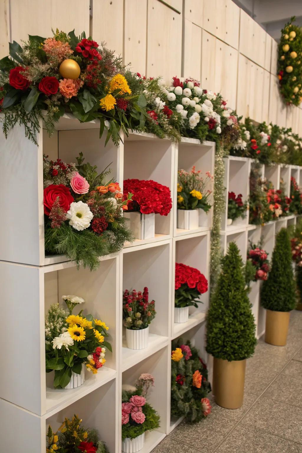 Retain the freshness of your decor through seasonal box exhibitions.