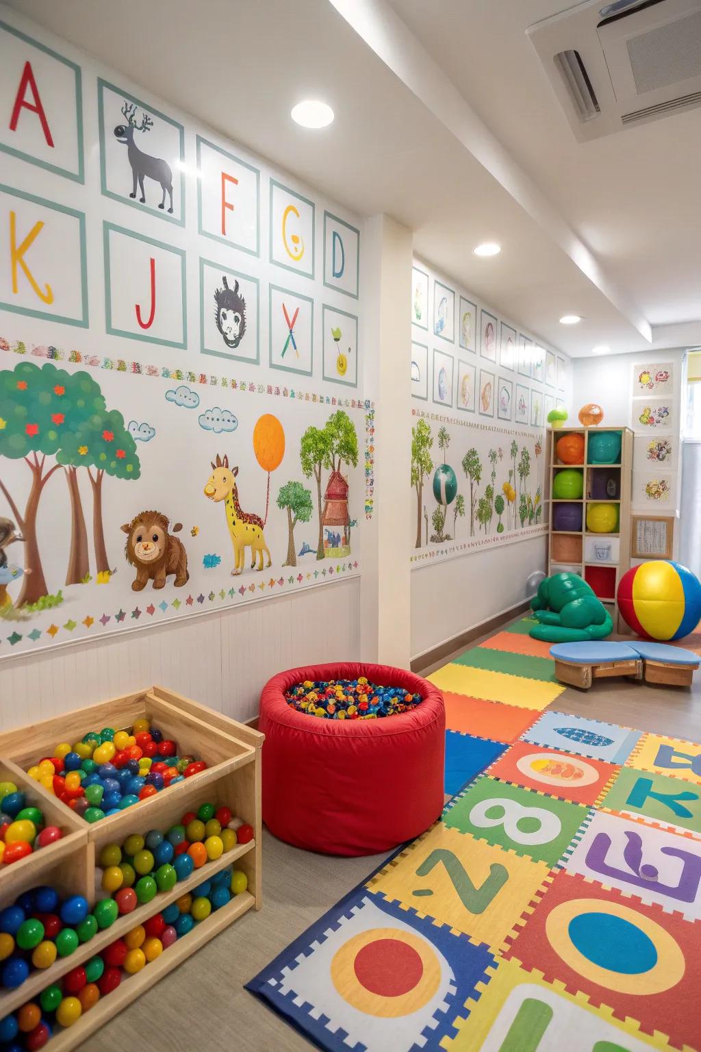 Instructive art transforms instruction into amusement for youngsters.