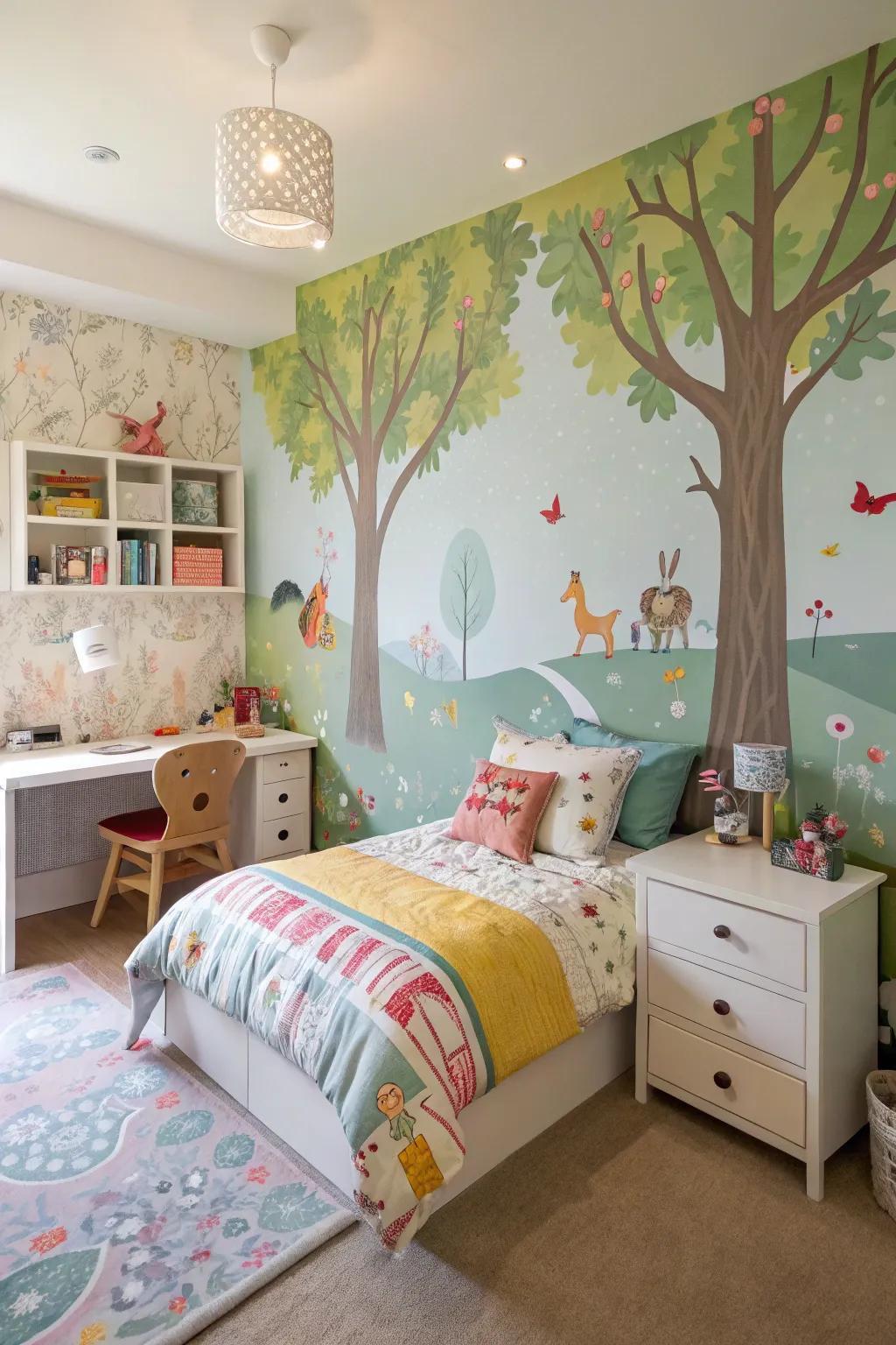 Wall paintings ignite imagination and bring stories to life.