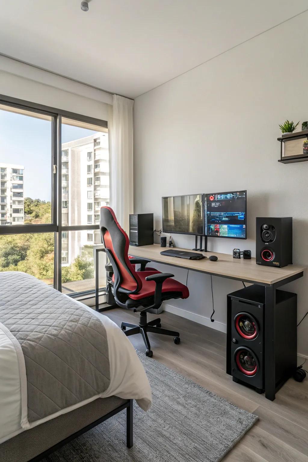 Tech elements deliver both utility and modern charm