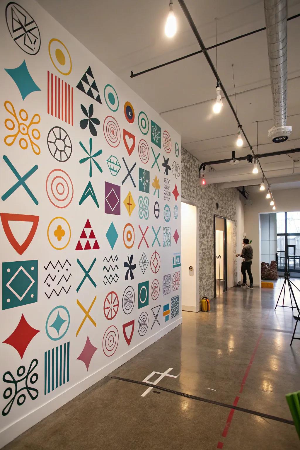Transform walls with diverse icon selections