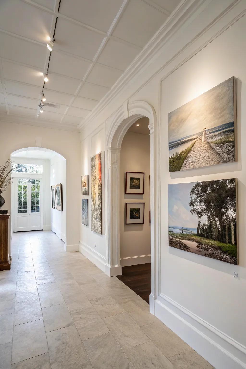 Adopting a minimalist philosophy allows each artwork to radiate its inherent beauty and message.