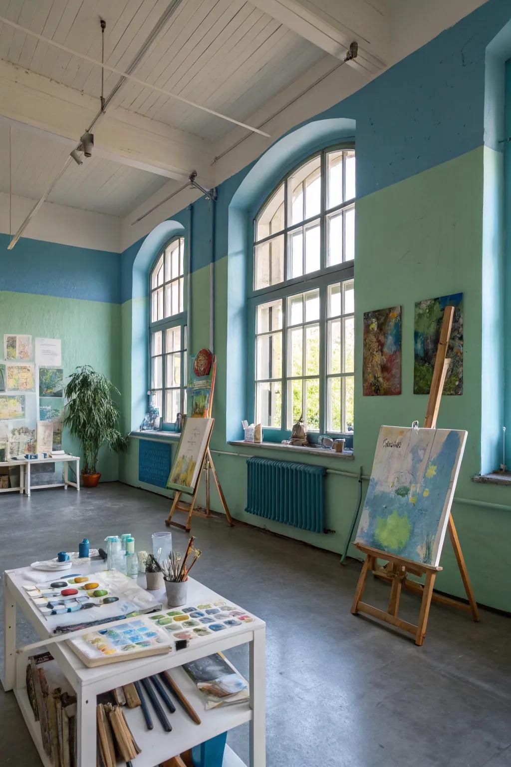 Colors that relax the spirit.