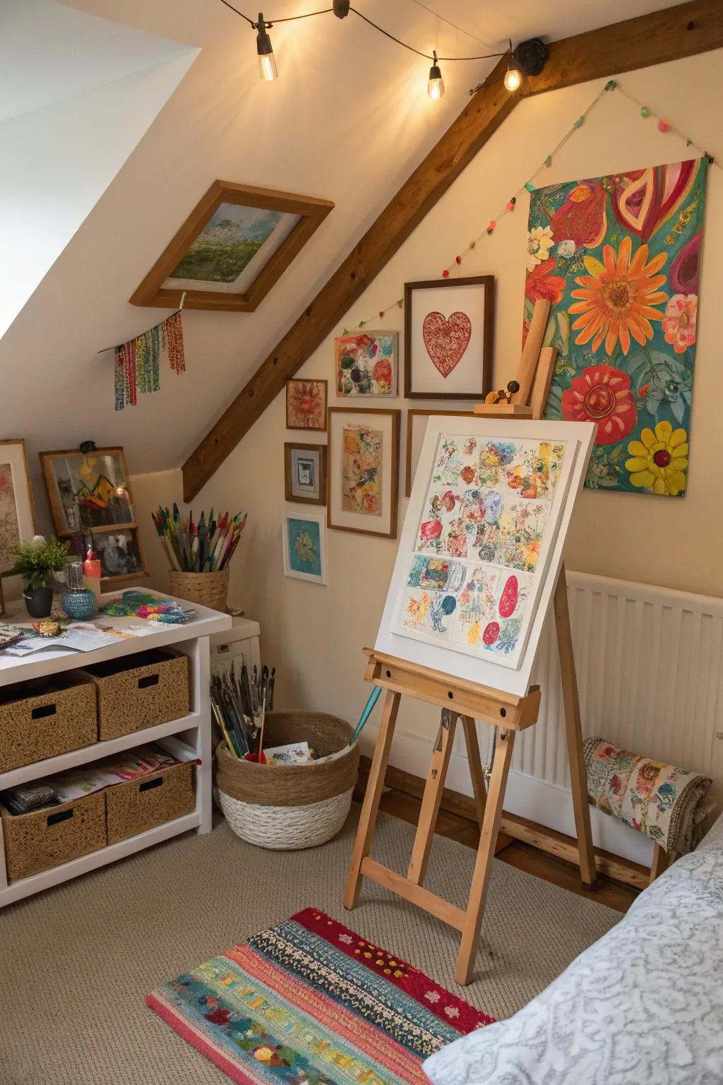 A creative corner to indulge your passions.