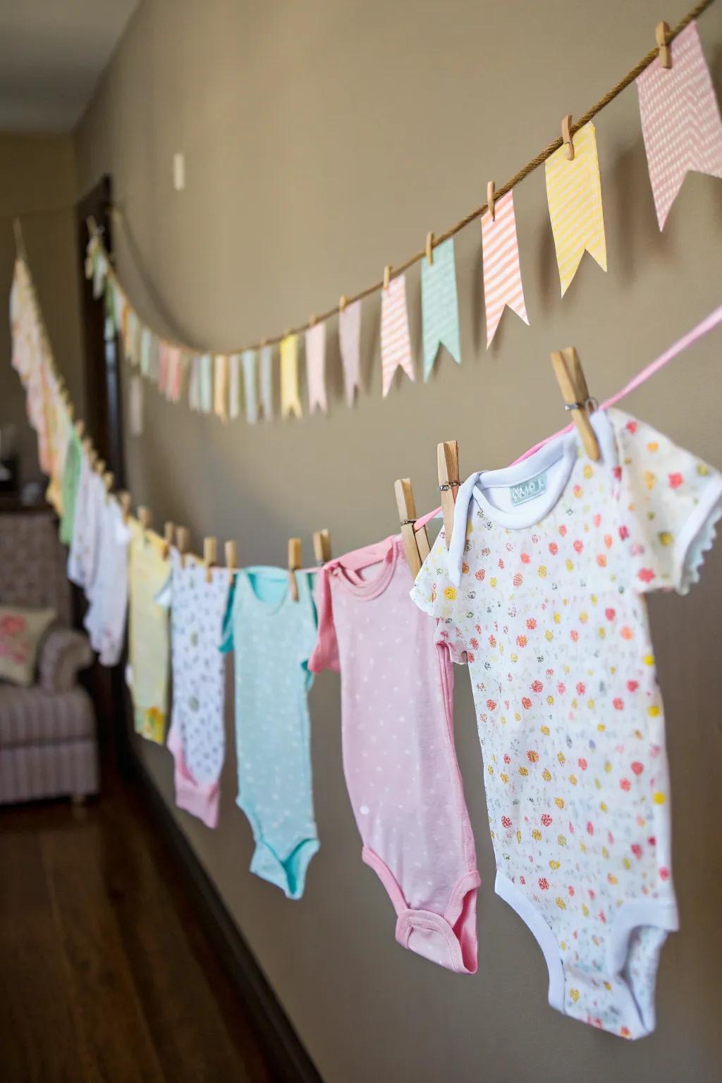 An imaginative garment chain, perfect as both a present and nursery decor.
