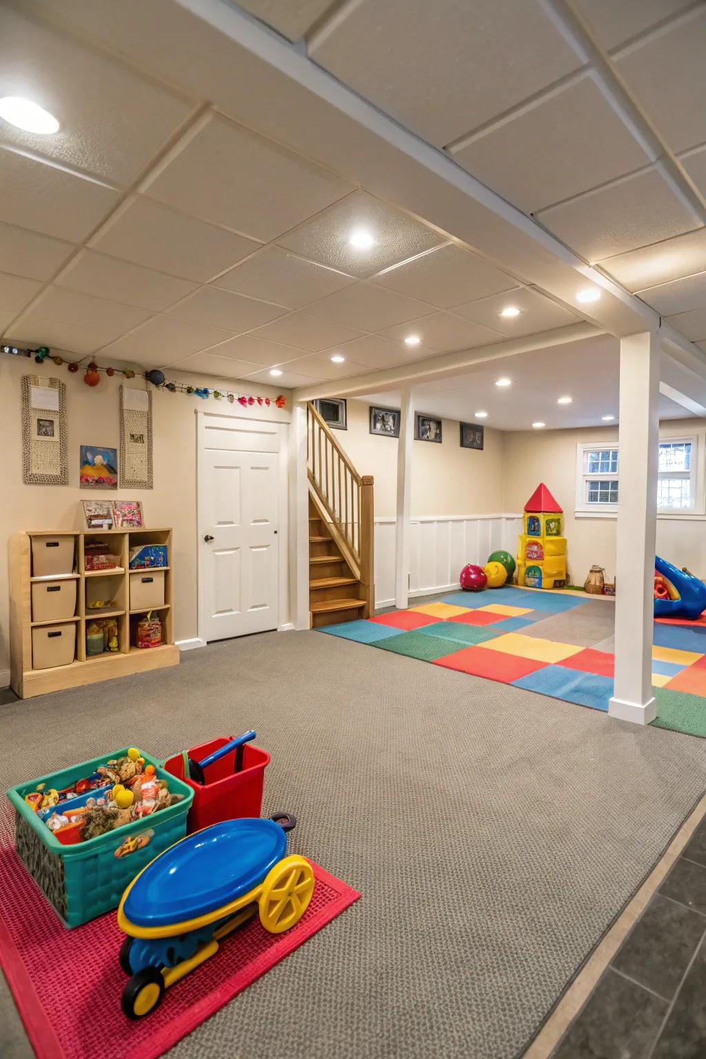 An animated area for children to discover and enjoy.