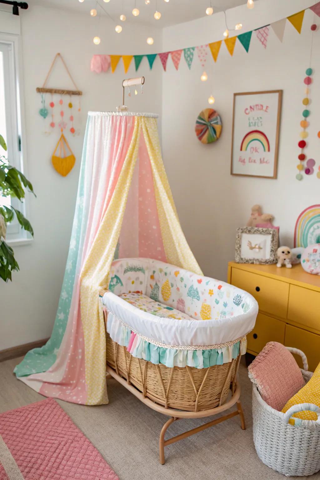 Refresh your nursery's charm with customizable baby bed covers.