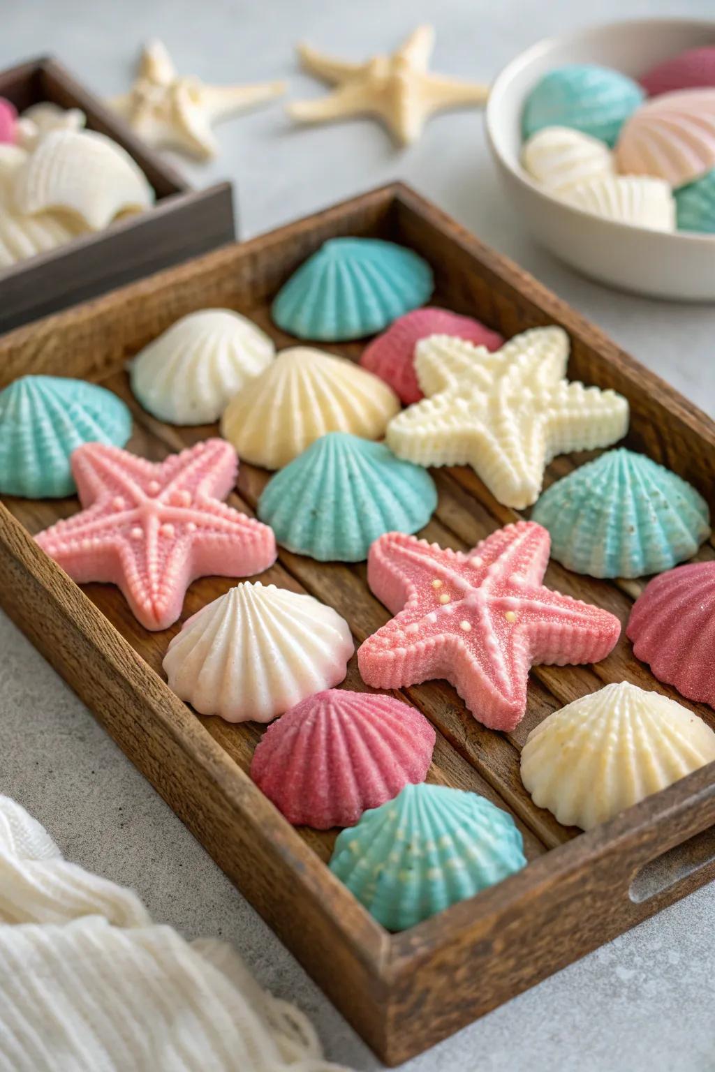 Change bath time into a seaside escape with ocean-inspired cleansing bars.