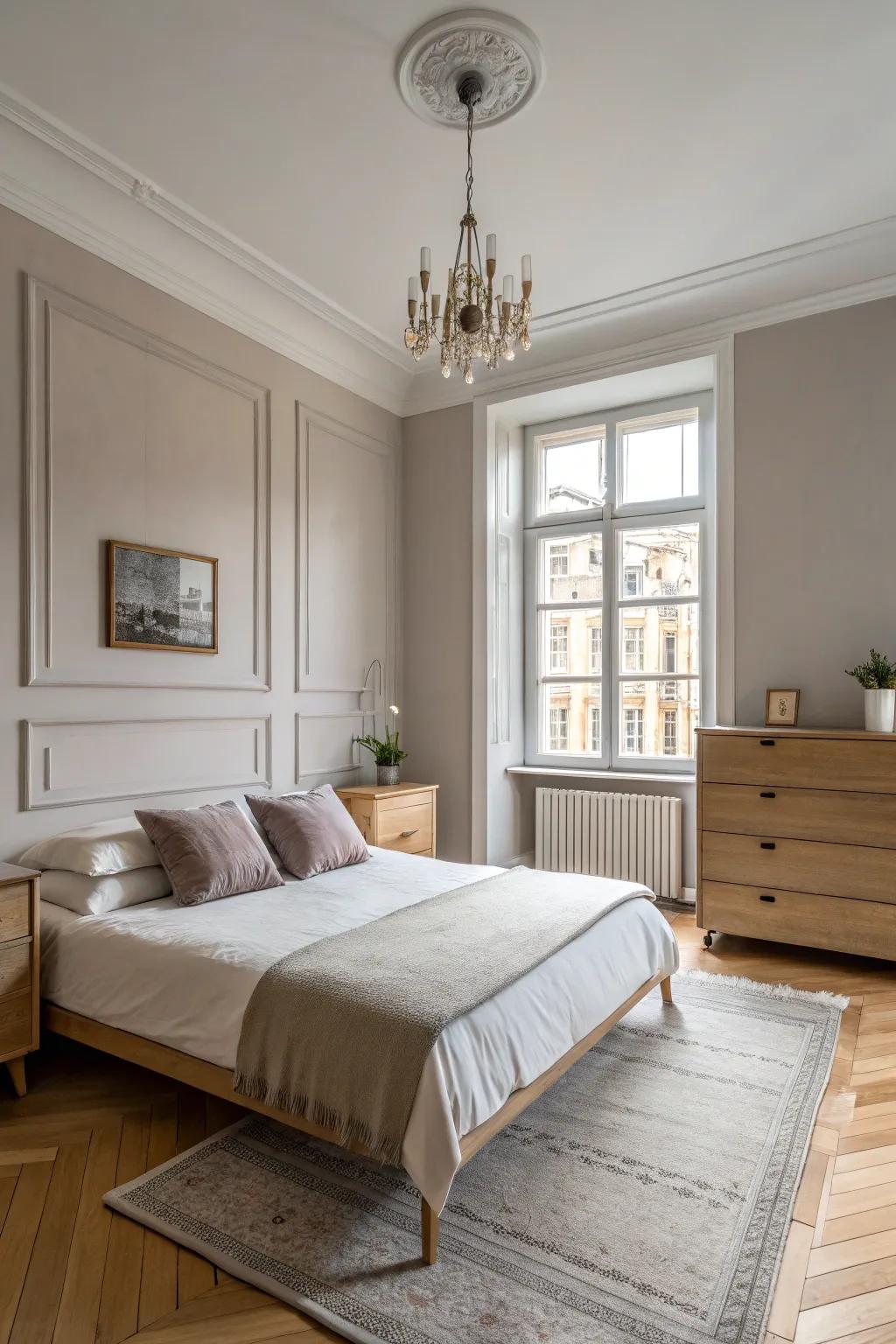 Scandinavian minimalism provides a serene and uncluttered aesthetic.