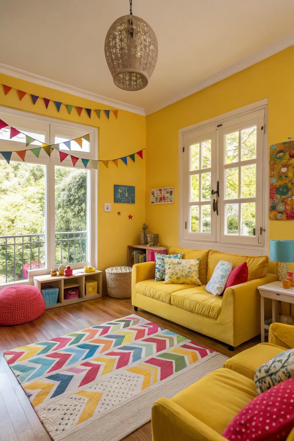 Lift your space with sunny yellow accents