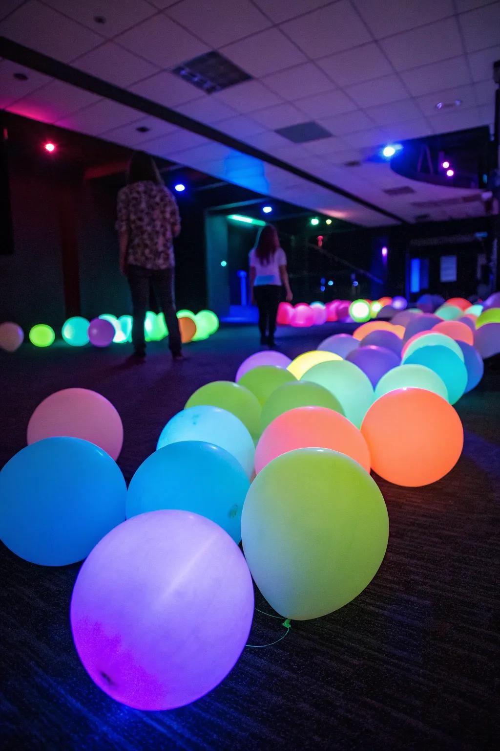 Bright balloons add a playful shine to any gathering.