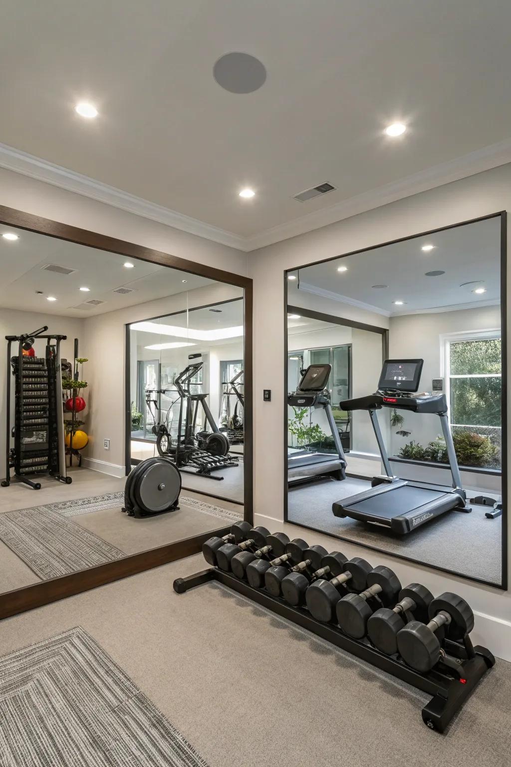 A well-appointed home gym can seamlessly integrate fitness into your everyday routine.