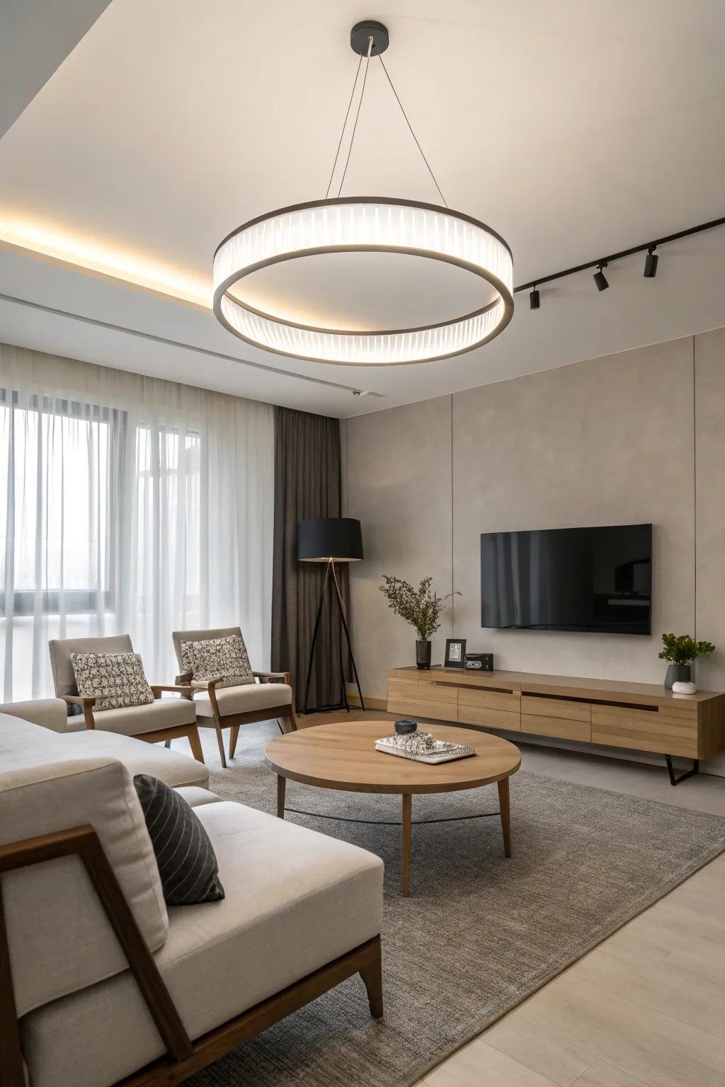 Simple layouts offer neat and sophisticated lighting solutions.