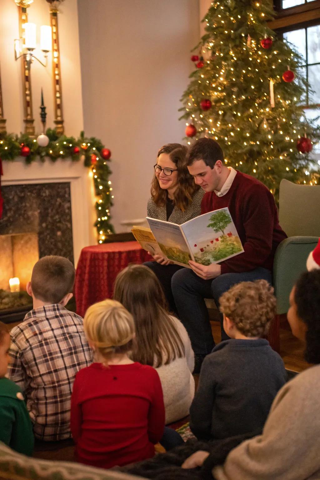 Partake in the joy of Yuletide tales with your guests.