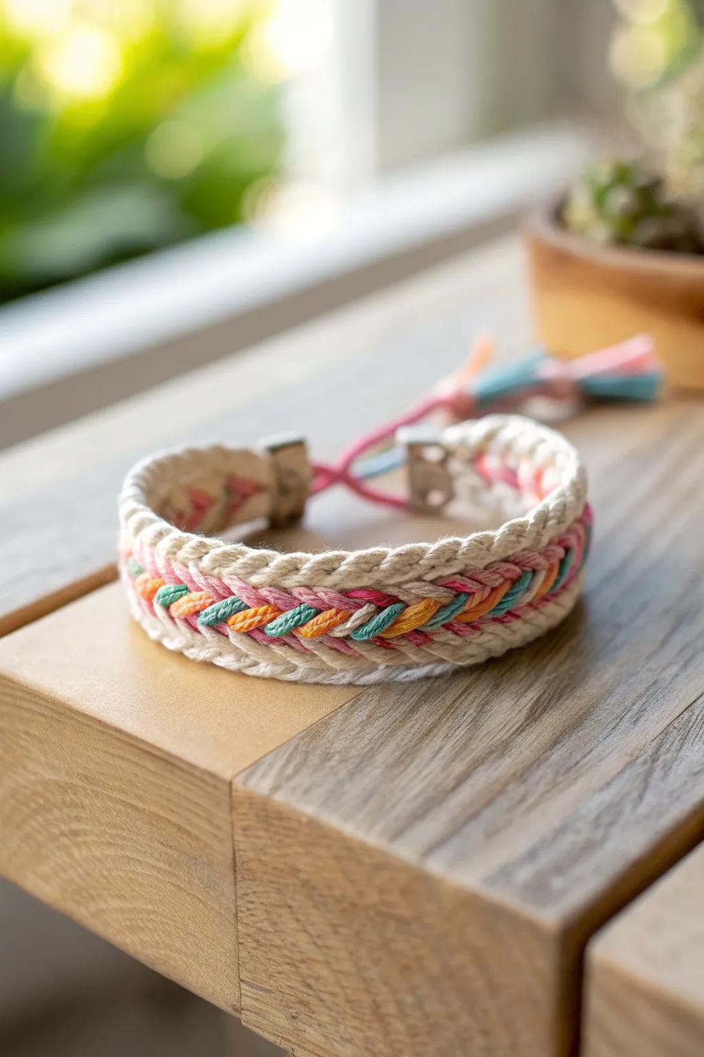 Embrace ingenuity and panache with a dash of handmade allure. Unearth the splendor of textile band bangles for children!
